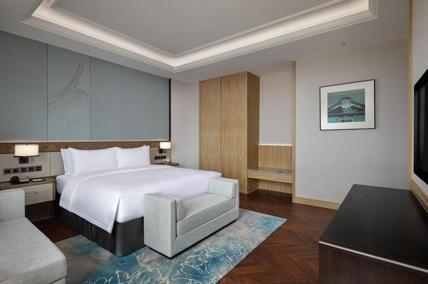 Xiamen Xiangan C&D Hotel Bagian luar foto